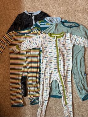 Retired patterns! KicKee Pants pajama bundle - 6-9 M
